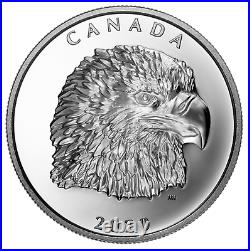 2020 CANADA $25 Proud Bald Eagle EHR Extra High Relief Proof Pure Silver Coin