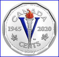 2020 CANADA Classic Colorized Pure Silver 6 Coin Proof Set with CVSM Medallion