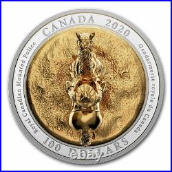 2020 Canada 10 oz Silver Sculpture Coin The RCMP Musical Ride SKU#218460