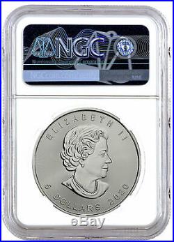 2020 Canada 1 oz Silver Maple Leaf $5 Coin NGC MS70 FDI SKU60005