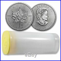2020 Canada 1 oz Silver Maple Leaf BU (Lot of 25)