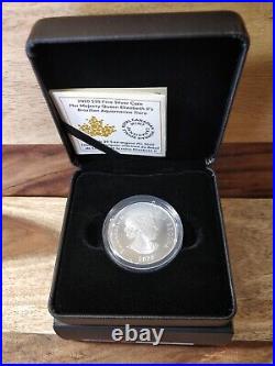 2020 Canada $20 Pure Silver Coin, Brazilian Aquamarine Tiara, Swarovski UNC 2020