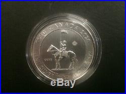 2020 Canada 2oz $10 Royal Canadian Mounted Police RCMP Silver Bullion Coin
