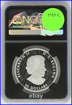 2020 Canada Bald Eagle Silver Extraordinary High Relief NGC PF70 $25 Coin JJ440