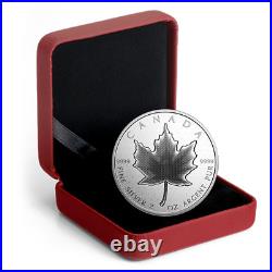 2020 Canada Pml Pulsating Maple Leaf 10$ 99.99% Pure Silver Coin