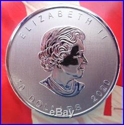 2020 Canadian GOOSE $10 silver 2 oz. Coin. 9999 ultra fine silver