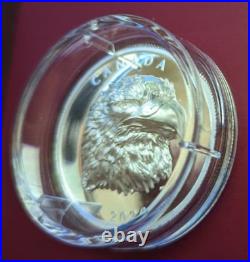 2020 Canadian Proud Bald Eagle Extra High Relief 1 Oz. 9999 Silver Coin