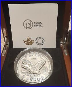 2020 Flying Loon R&D Lab Dollar $1 2OZ Pure Silver 50mm Coin Canada