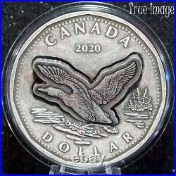 2020 From the R&D Lab $1 Flying Loon 2 oz. Pure Silver Coin Canada