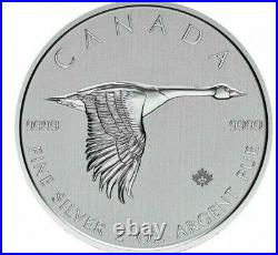 2020 Goose Maple Leaf 2 oz. 9999 Silver $10 Coin Canada Mint