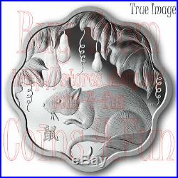 2020 Lunar Lotus Year of the Rat $15 Pure Silver Proof Coin Canada