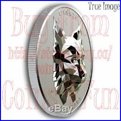 2020 Lynx Multifaceted Animal Head #3 $25 EHR Proof Silver Coin Canada