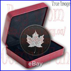2020 Maple Leaf $50 Rhodium-Plated Double-Incuse Pure Silver Proof Coin Canada