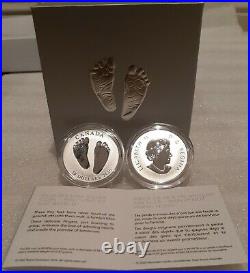 2020 Premium Baby Welcome to World Pure Silver $10 1/2OZ Coin Canada Baby Feet