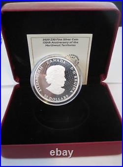 2020 RCM $30 Fine Silver Coin 150th Anniversary of the Northwest Territories