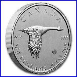 2020 RCM Canada 2 oz. 9999 Silver Canadian Goose Brilliant Uncirculated Coin