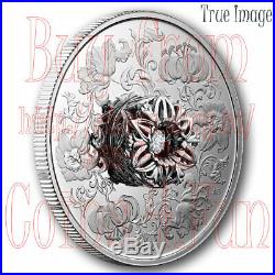 2020 Sparkle Heart FIRE AND ICE Canadian Dancing Diamond $20 Proof Silver Coin