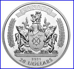 2021 $20. Pure Silver Coin The Black Loyalists