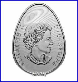 2021 CANADA $20 PYSANKA Ukrainian Tradition 1oz Pure Silver Egg Shaped Coin