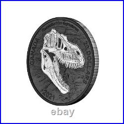 2021 Canada $20 Dinosaurs Reaper of Death T-Rex 1 oz Silver Coin NGC PF 70