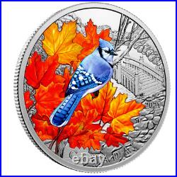 2021 Canada $20 Silver Coin, Fauna, Birds of Canada Blue Jay