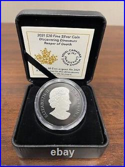 2021 Canada $20 Silver Coin Rhodium Plated Reaper of Death