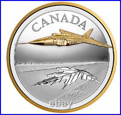 2021 Canada 5 oz. Pure Silver Coin The Avro Arrow Low mintage Sold Out