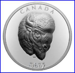 2021 Canada Bold Bison EHR Coin Pure Silver
