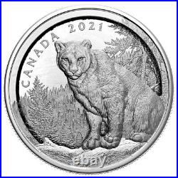 2021 Canada Coin, Pure Silver Coin, 50 dollars, Cougar, Huge Discount