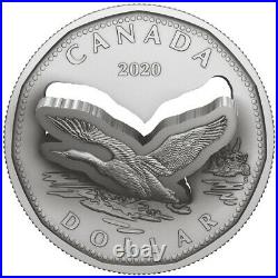 2021 Canada Flying Loon 2 oz pure silver $1 R & D coin ultra low mintage
