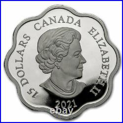 2021 Canada Silver $15 Lunar Lotus Year of the Ox Proof SKU#218951