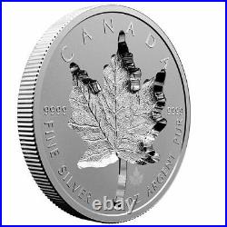 2021 Canada Super Incuse Maple Leaf 1 oz Silver $20 Coin with COA & OGP JL24