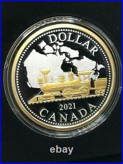 2021 Masters Club 140th Anniversary of The Trans- Canada Railway 2oz Silver Coin