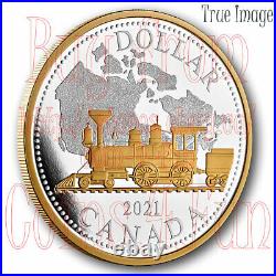 2021 Masters Club #7 Trans-Canada Railway $1 Renewed Silver Dollar Coin Canada