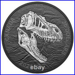 2021 Reaper Death Discovering Dinosaur Tyrannosaur $20 1OZ Silver Pf Coin Canada