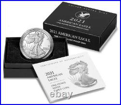 2021-S American Silver Eagle Proof One Ounce Coin 21EMN San Francisco Mint