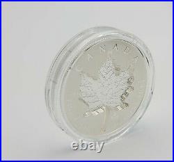 2021 Super Incuse Silver Maple Leaf SML $20 1 oz. Pure Silver Proof Coin Canada