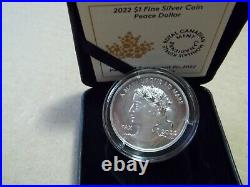 2022 1oz Pure Silver Coin PEACE DOLLAR