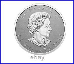 2022 $20 Fine Silver Coin Ultra-high Relief 1-oz. Sml