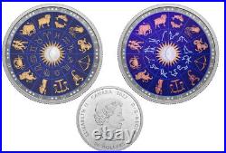 2022 2oz $30 Fine Silver Coin Signs Of The Zodiac