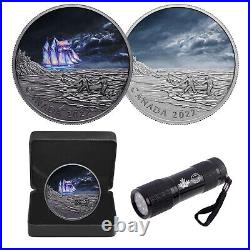 2022 $50 Canadian Ghost Ship Pure Silver Coin