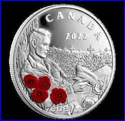 2022 Canada 1 oz. Pure Silver Coin Remembrance Day