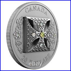 2022 Canada $20 Queen Elizabeth II Diamond Diadem Pure Silver Coin
