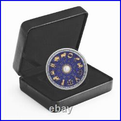 2022 Canada $30 Signs of the Zodiac colourized Glow in the dark pure silver coin