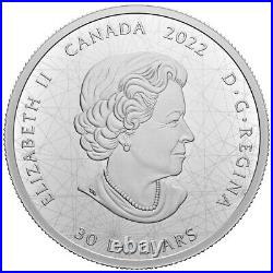 2022 Canada $30 Signs of the Zodiac colourized Glow in the dark pure silver coin