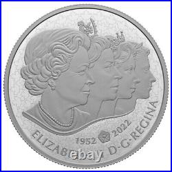 2022 Canada $50 Pure Silver Coin Queen Elizabeth II's Coronation