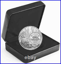 2022 Canada 5c The Bigger Picture Beaver 5 oz. Pure Silver Coin