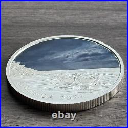 2022 Canada Ghost Ship 5oz Silver Coin with Activated Color. Royal Canadian Mint