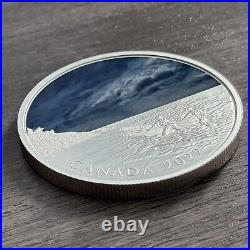 2022 Canada Ghost Ship 5oz Silver Coin with Activated Color. Royal Canadian Mint