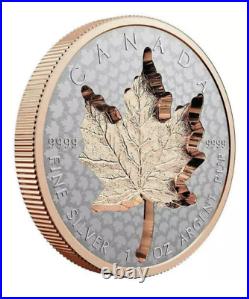 2022 Canada Super Incuse Maple Leaf 1 oz Pure Silver Proof Coin